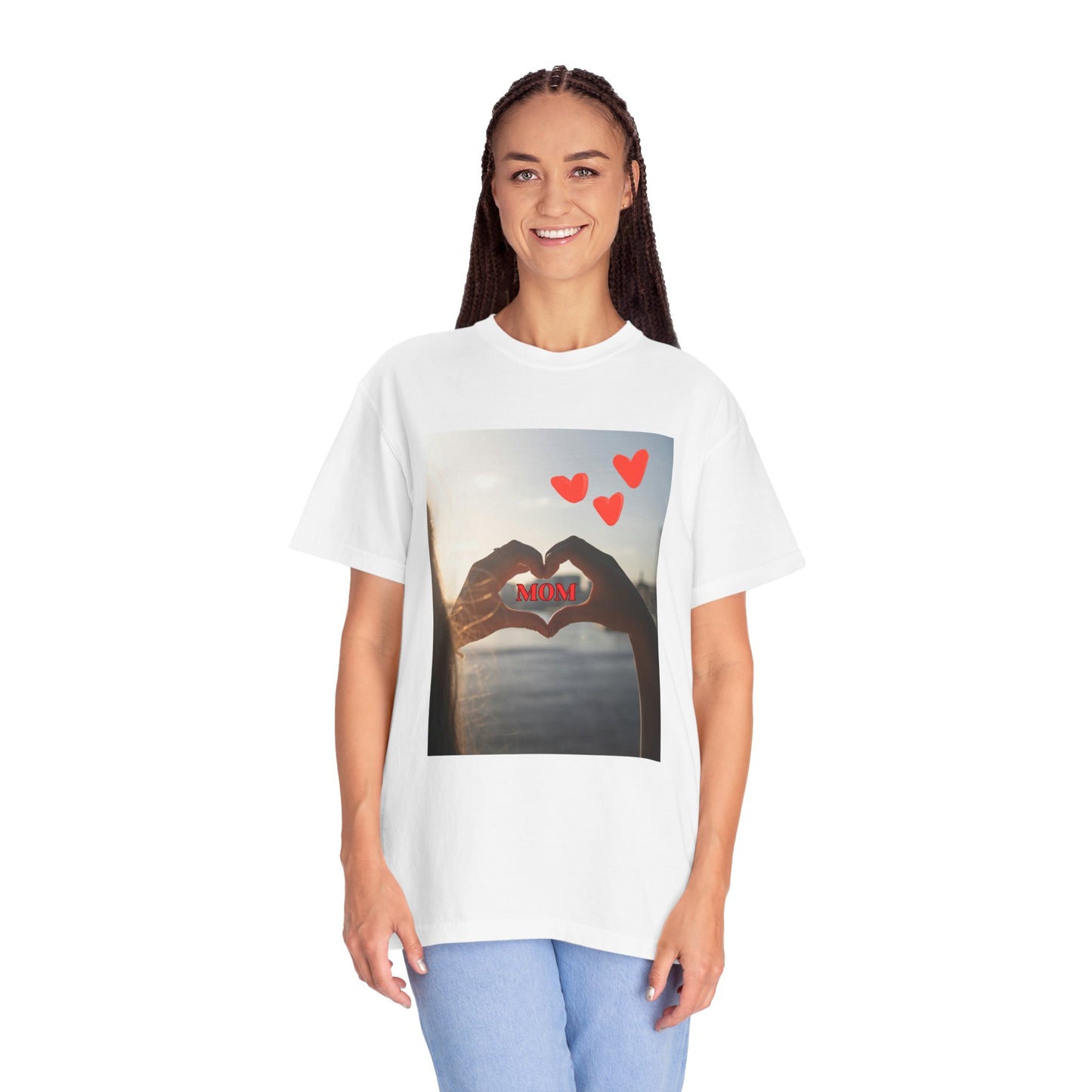 Love Photo Heart T-Shirt — Romantic "Amore" Graphic Tee
