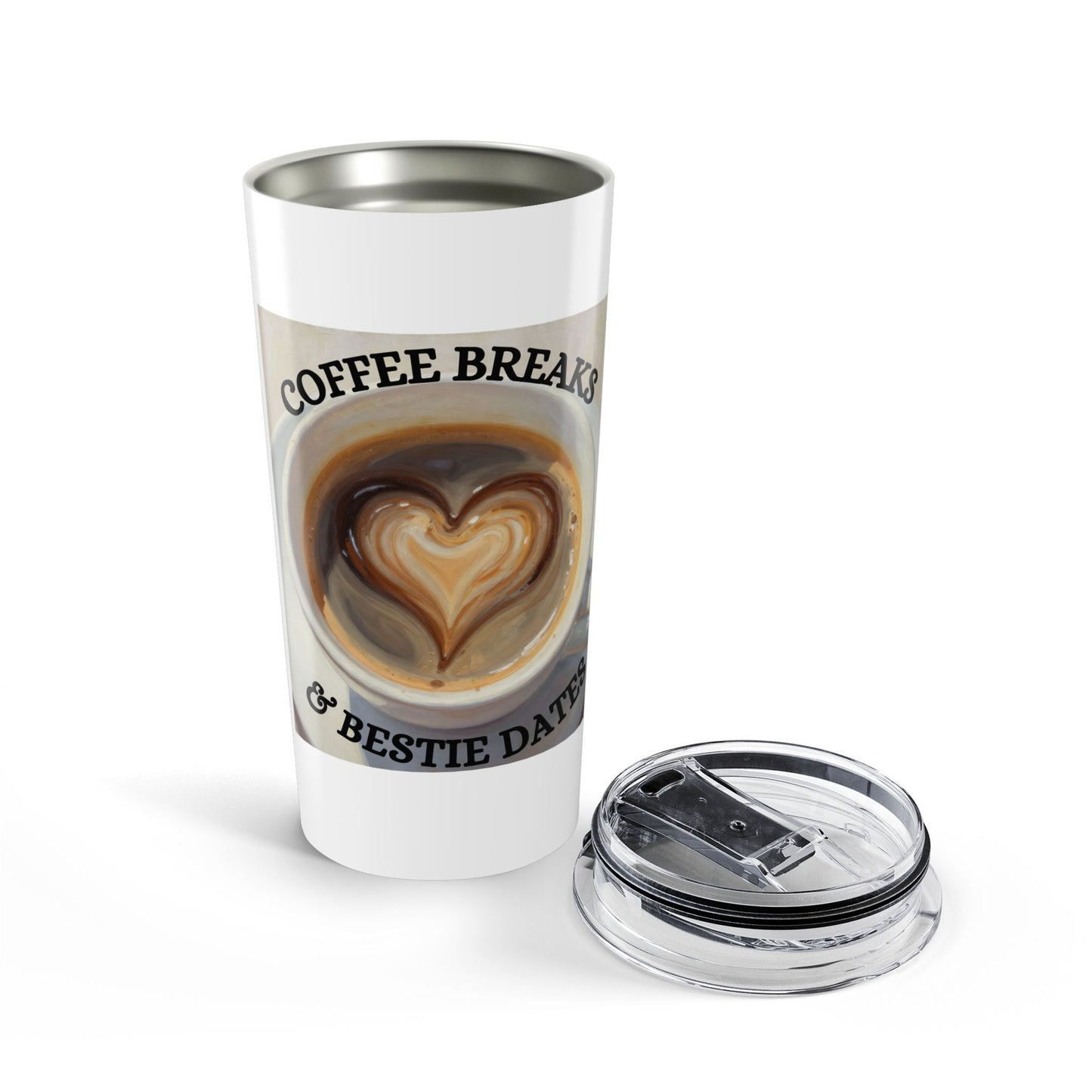 Coffee Breaks Bestie Date 20oz Tumbler