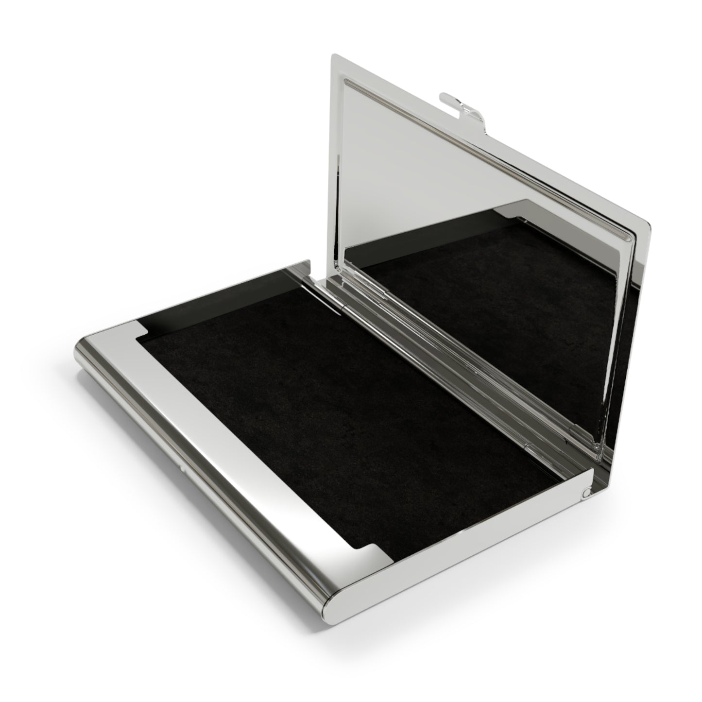 Business Card Holder — "Queen Energy" Gothic Femme Fatale Metal Case