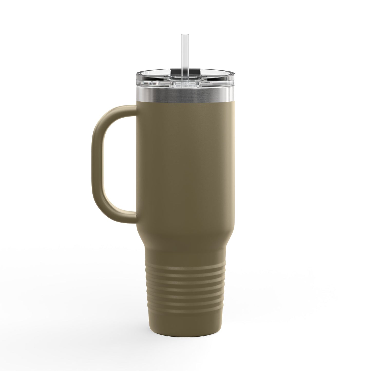 40oz Insulated Travel Mug — "Messy Buns Getting Stuff Done #MomLife"