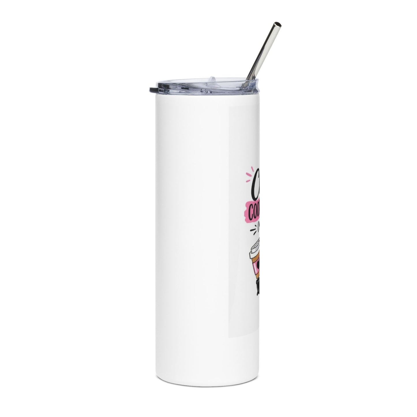 Chaos Coordinator Stainless Steel Tumbler 20oz — "Mom Life" Travel Cup with Coffee & Checklist Design