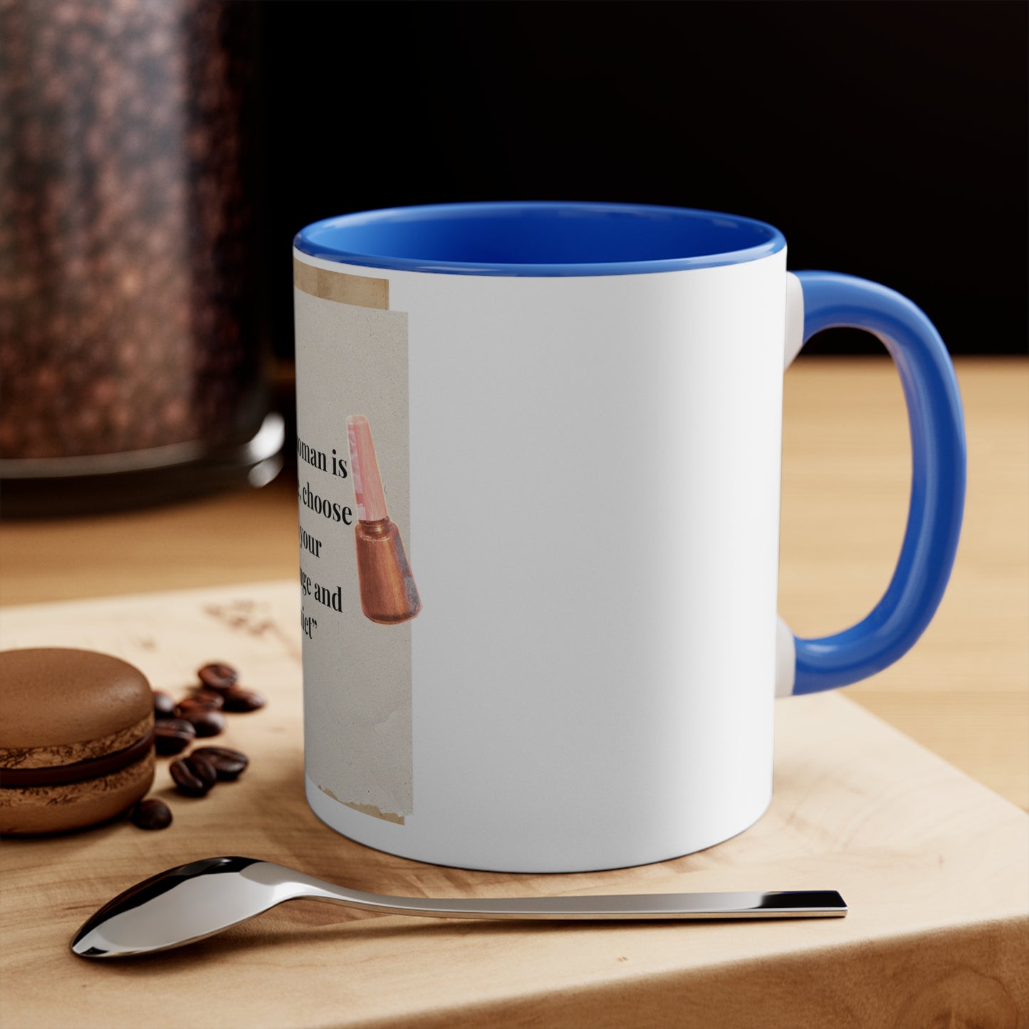 11oz Accent Mug – “Every Woman Is Expensive” Funny Makeup Quote Coffee Cup