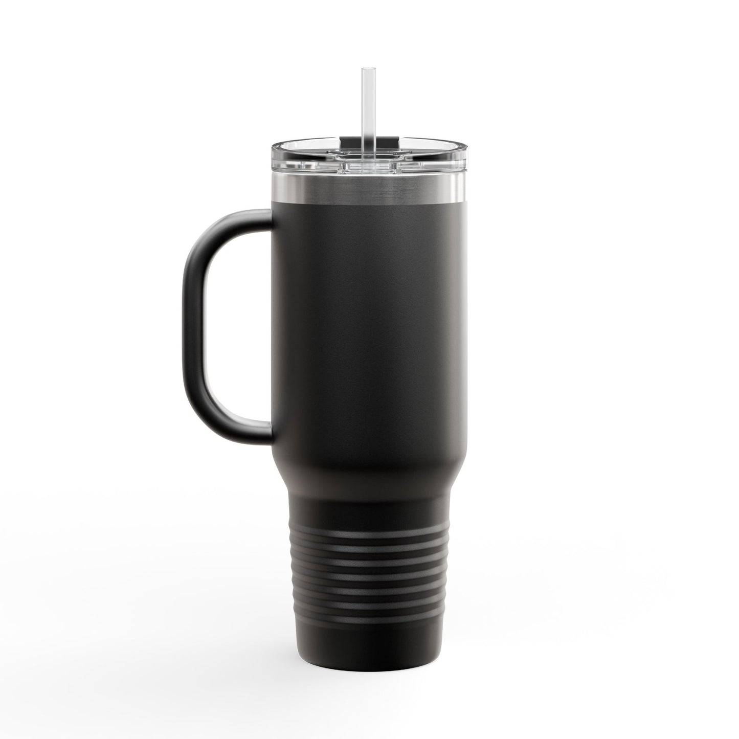 40oz Insulated Travel Mug — "Messy Buns Getting Stuff Done #MomLife"