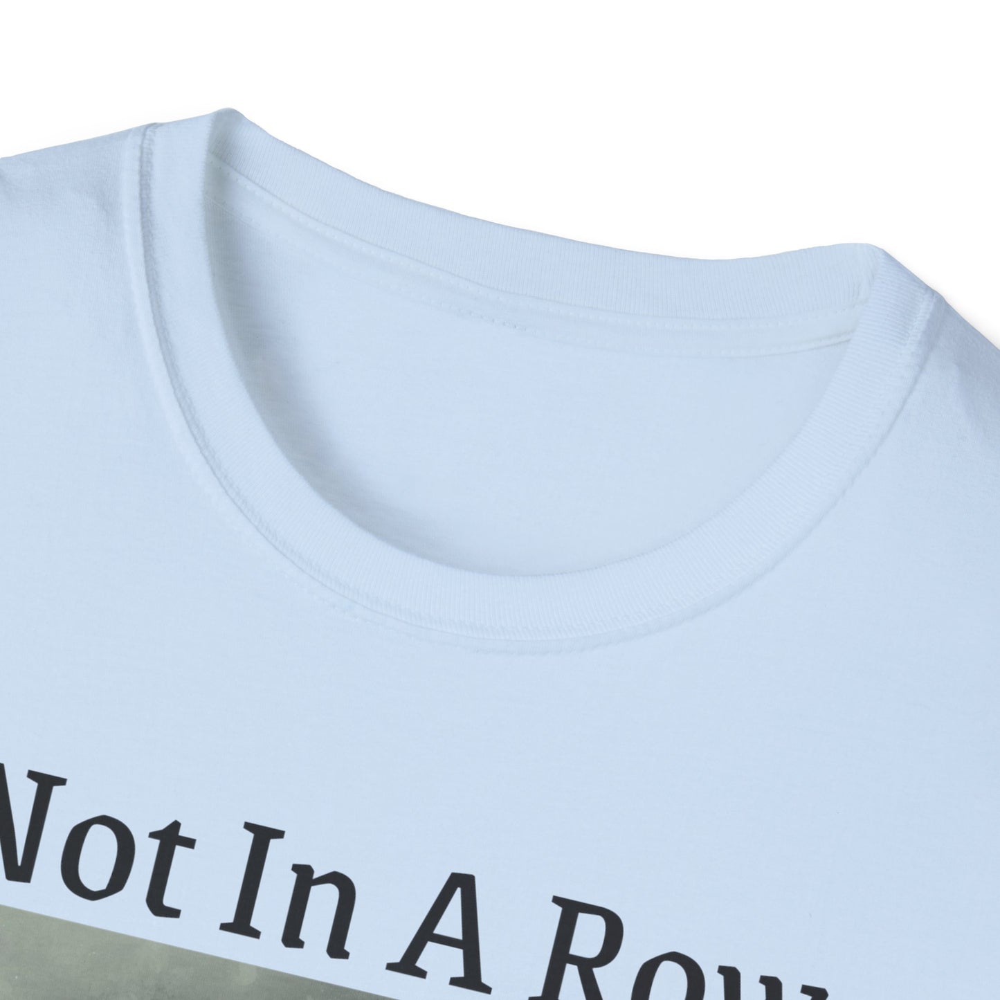 T-Shirt — "Not In A Row" Duck Flock Graphic Tee