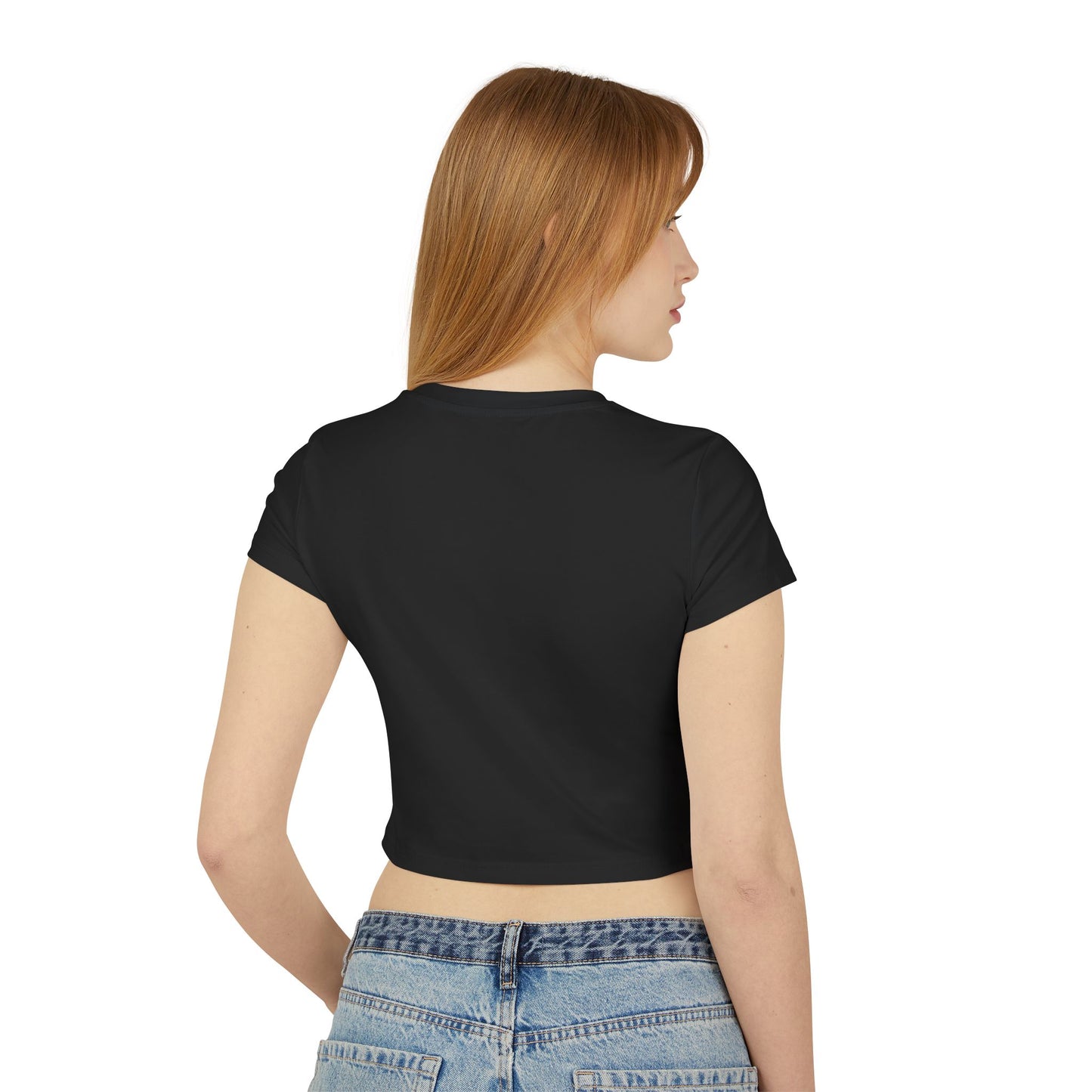 Checkmate Queen Crop Tee – Women's Chess Shirt