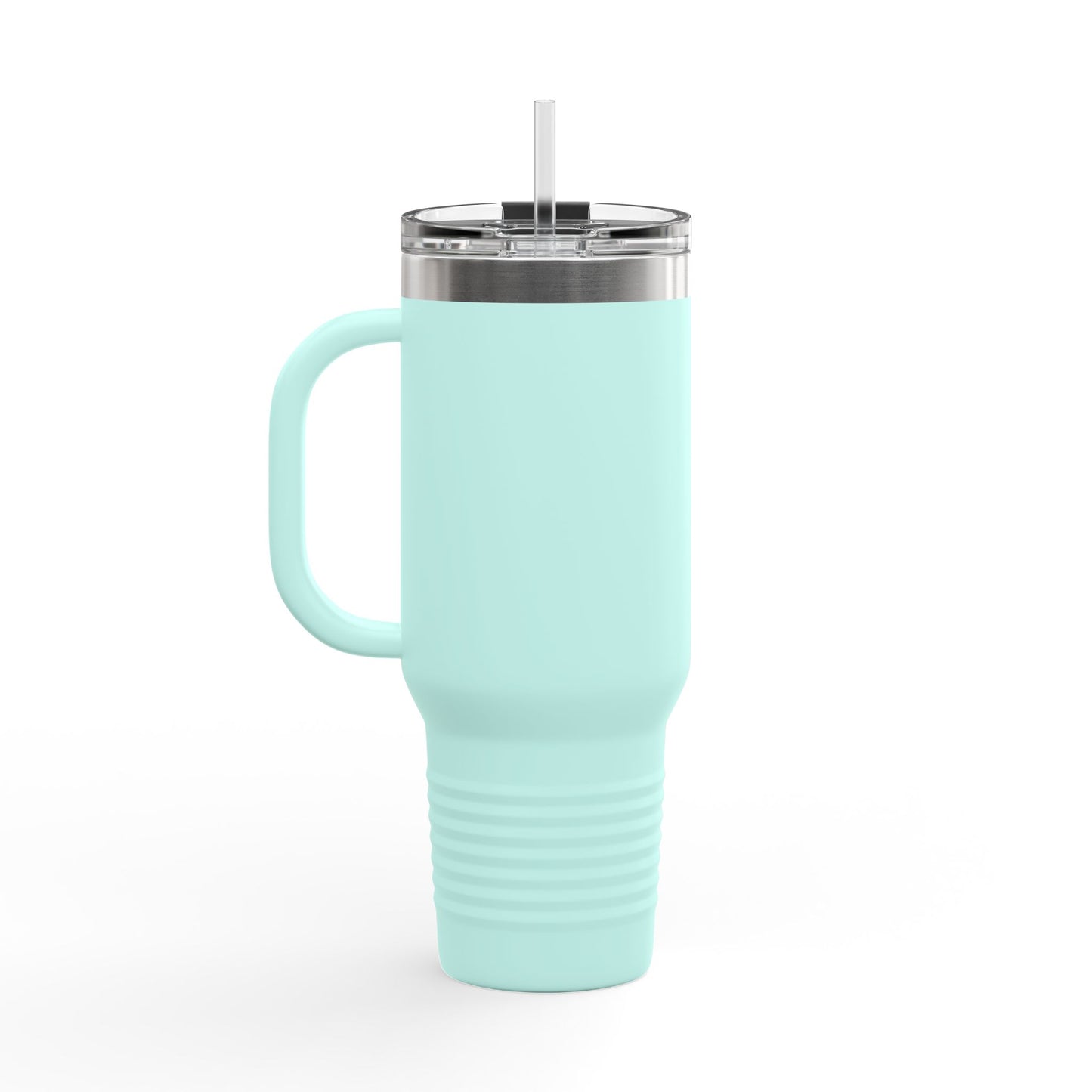 40oz Insulated Travel Mug — "Messy Buns Getting Stuff Done #MomLife"