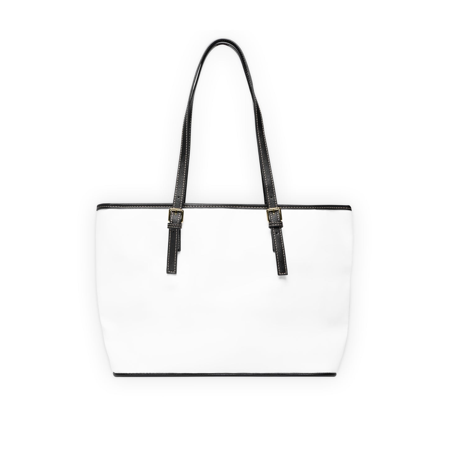 Queen Energy PU Leather Shoulder Bag - Empowered Woman Tote with Gothic Portrait