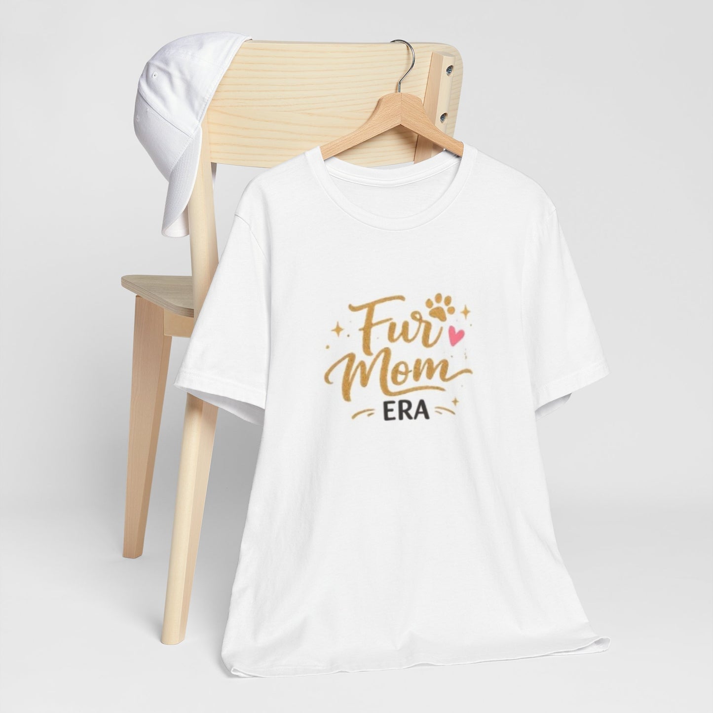 Fur Mom Era T-Shirt — Cute Paw Print Women’s Pet Mom Tee