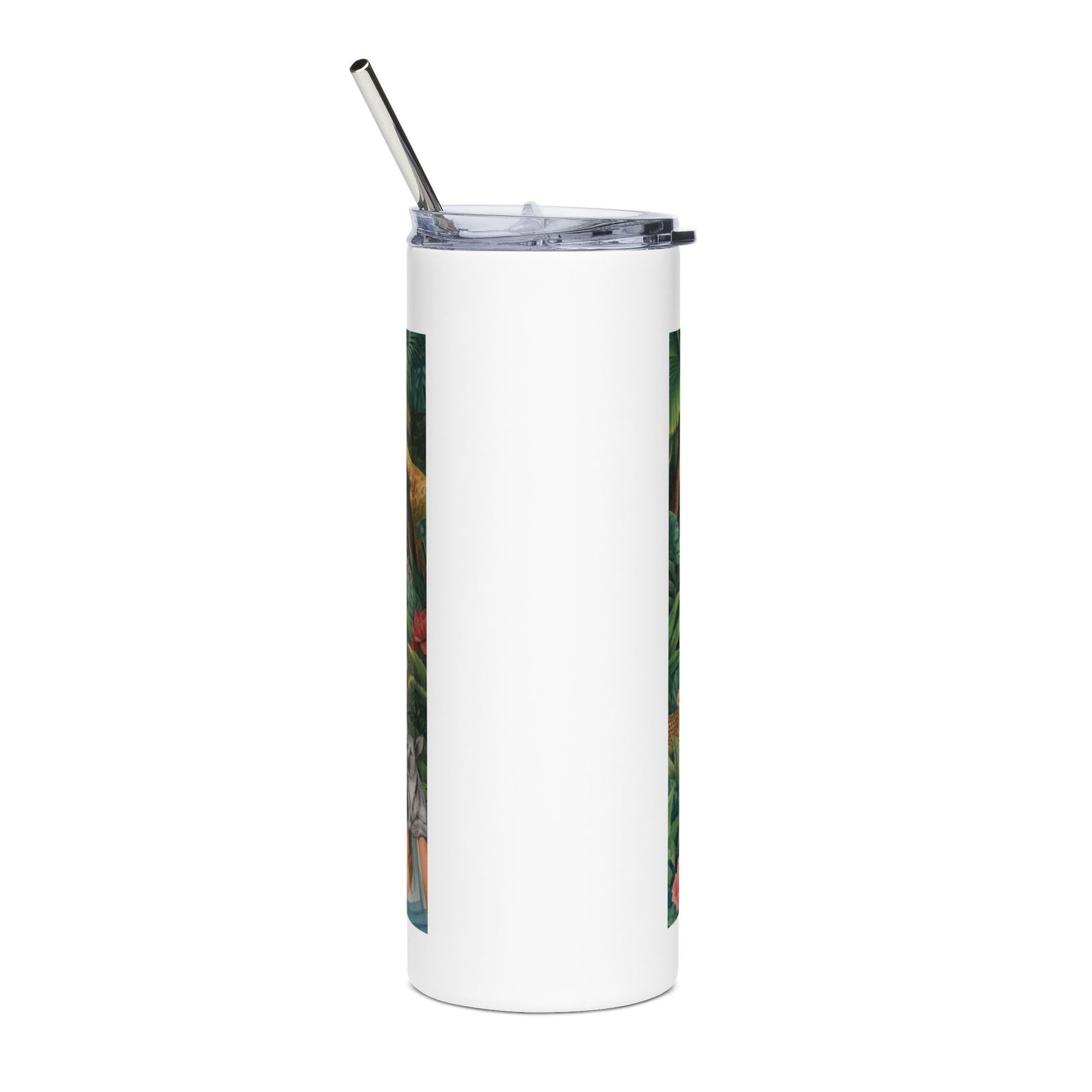Tumbler - "Best Life Ever" Tropical Wildlife 20oz Stainless Steel Tumbler
