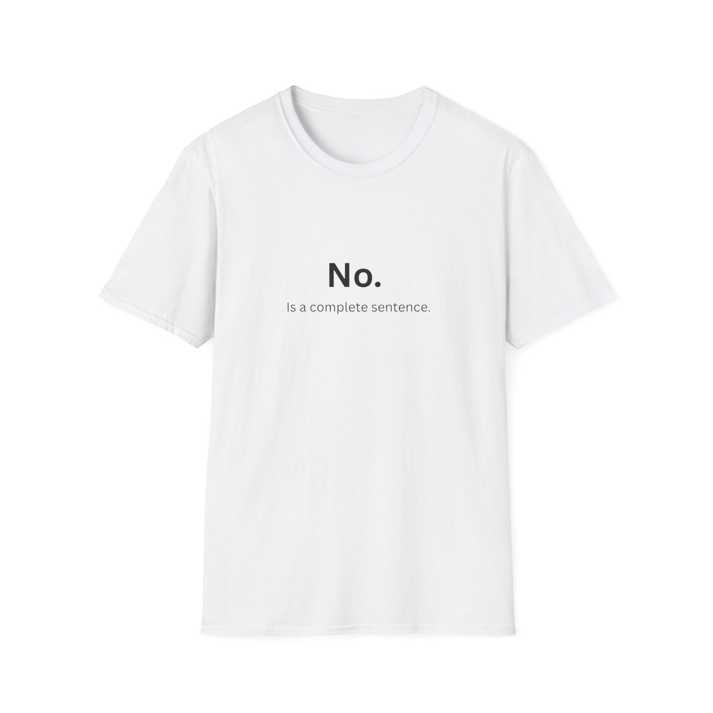 No. Is a Complete Sentence T-Shirt