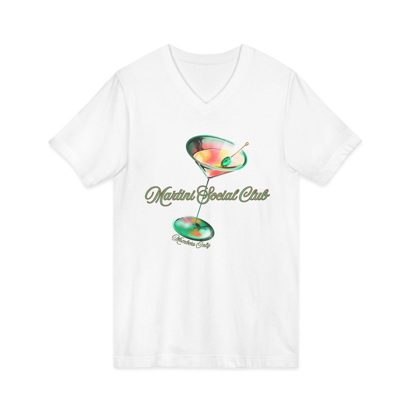 Martini Social Club V-Neck Tee