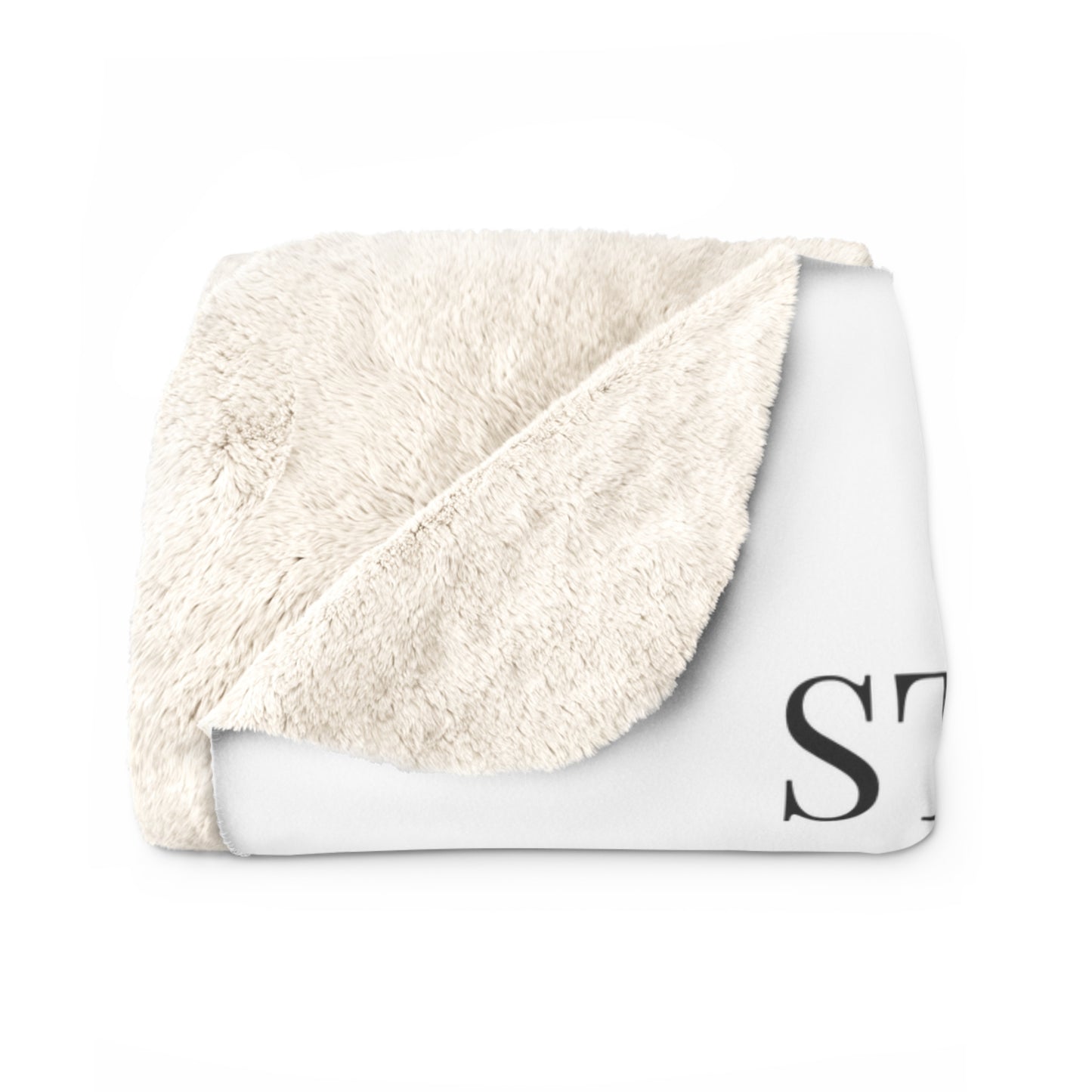 Stepped Up Dad Sherpa Fleece Blanket — "I Love You" Keepsake for Stepdads