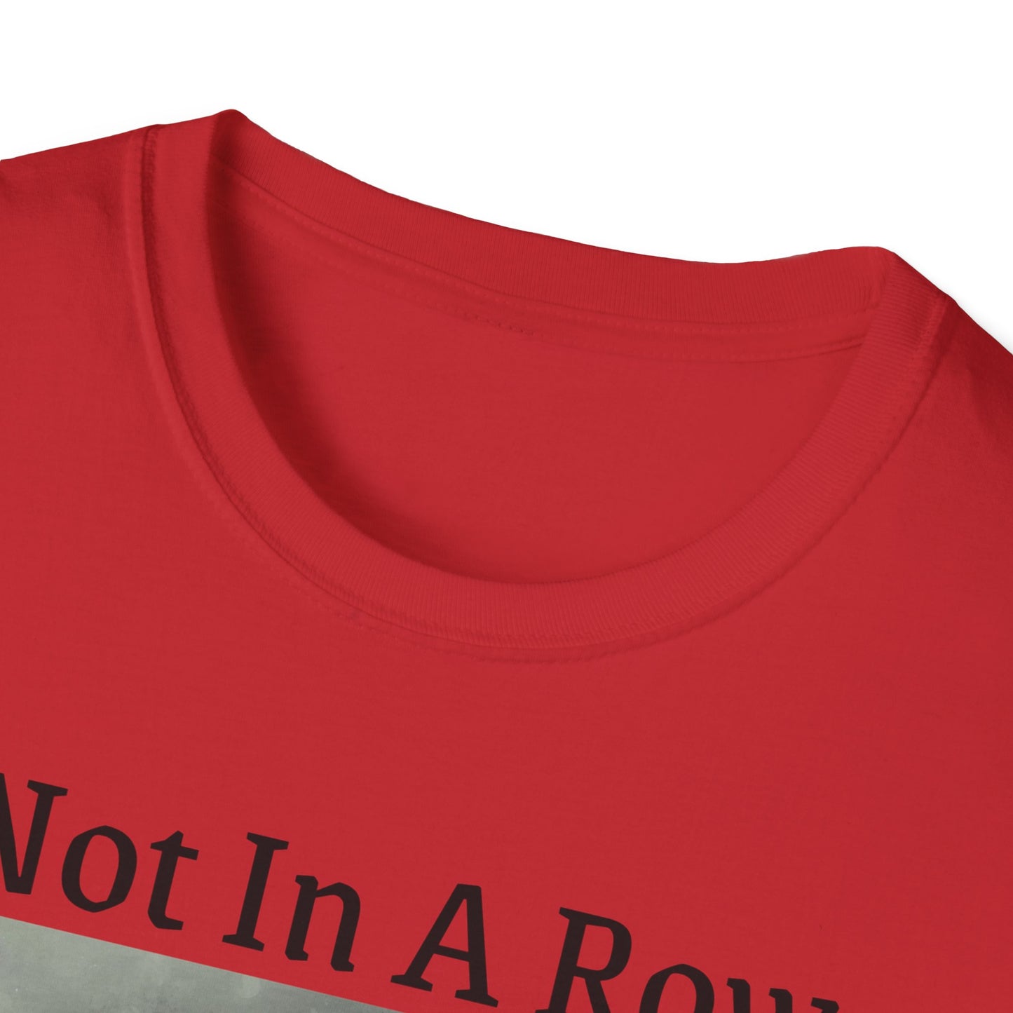 T-Shirt — "Not In A Row" Duck Flock Graphic Tee