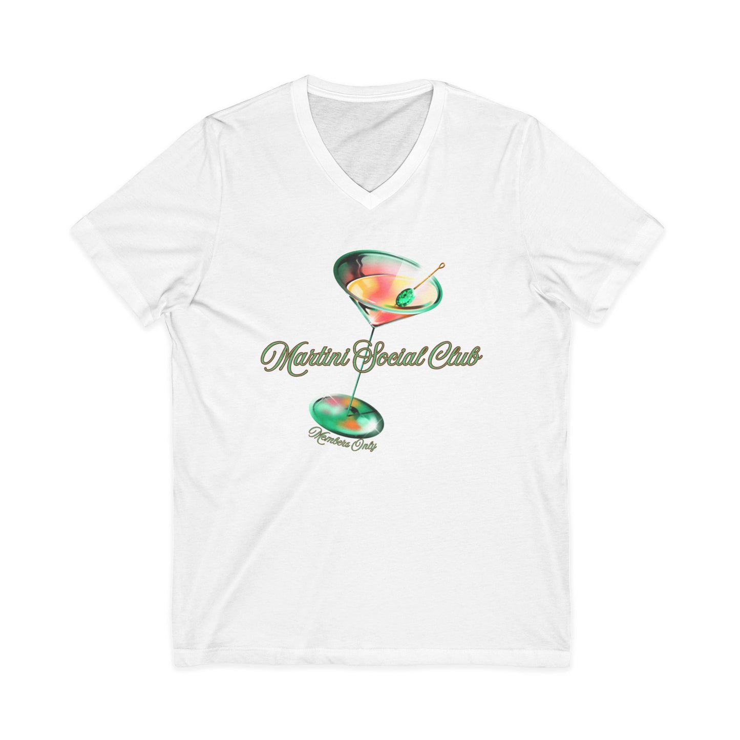 Martini Social Club V-Neck Tee