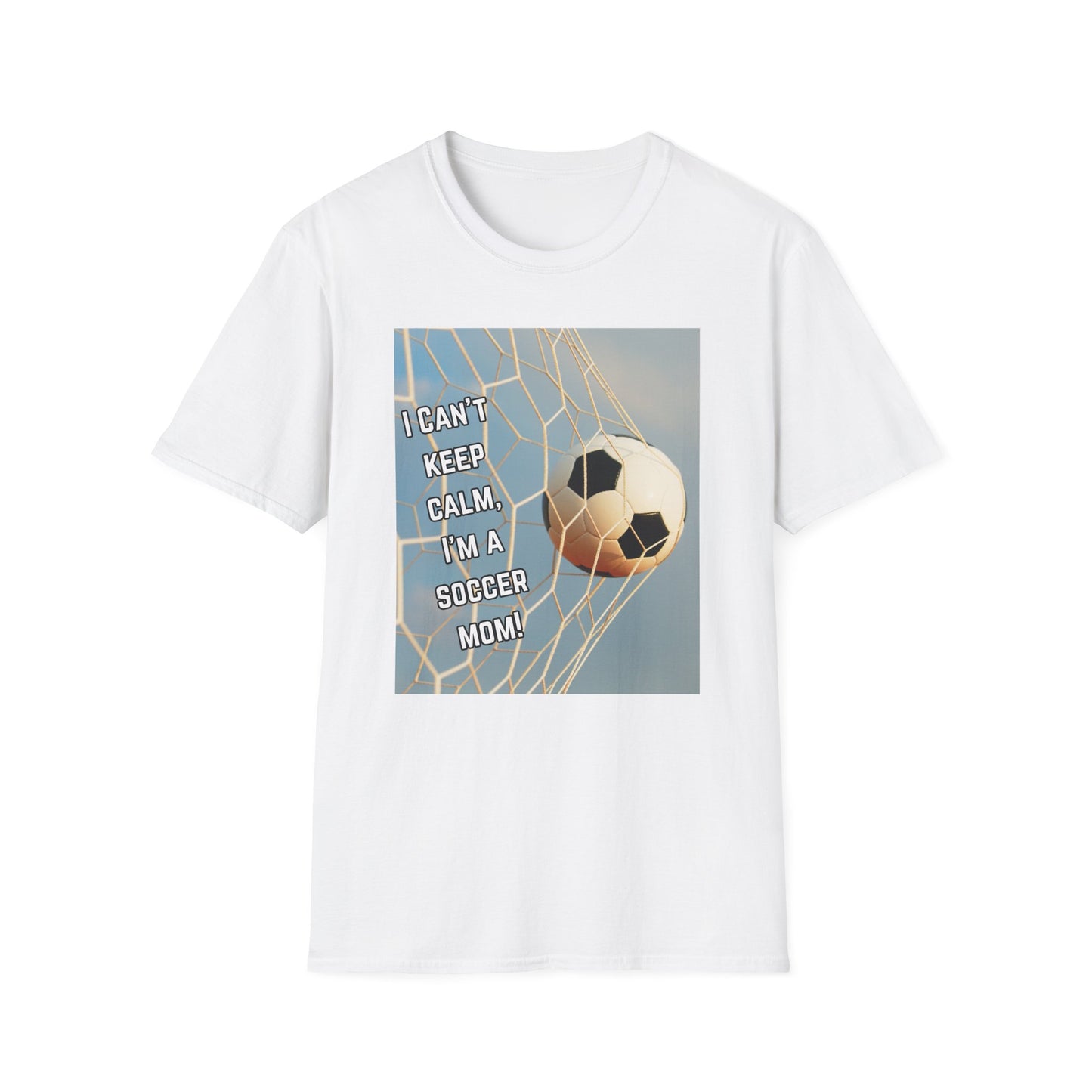Soccer Mom T-Shirt - "I Can't Keep Calm, I'm a Soccer Mom" Graphic Tee